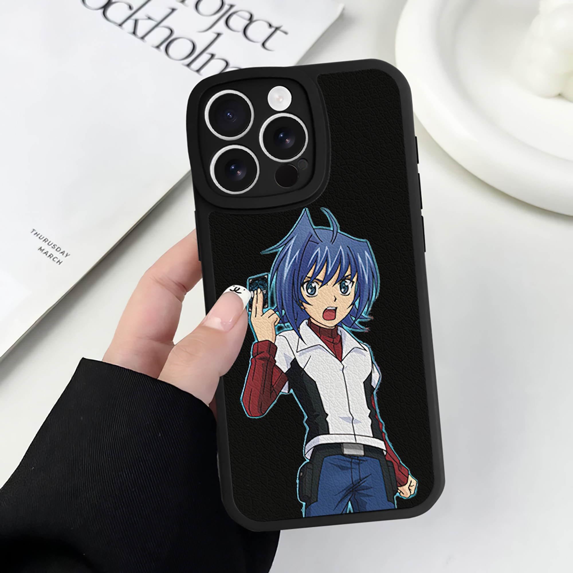 遊☆戯☆王 Yu-Gi-Oh! 【iPhone 16シリーズ対応】シリコンスマホケース（レザー調） 材質：シリコン